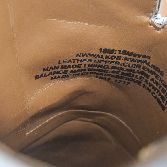 Nine West Walkos Metallic Leather Slip-On Mules Size 10M - Picture 2 of 7